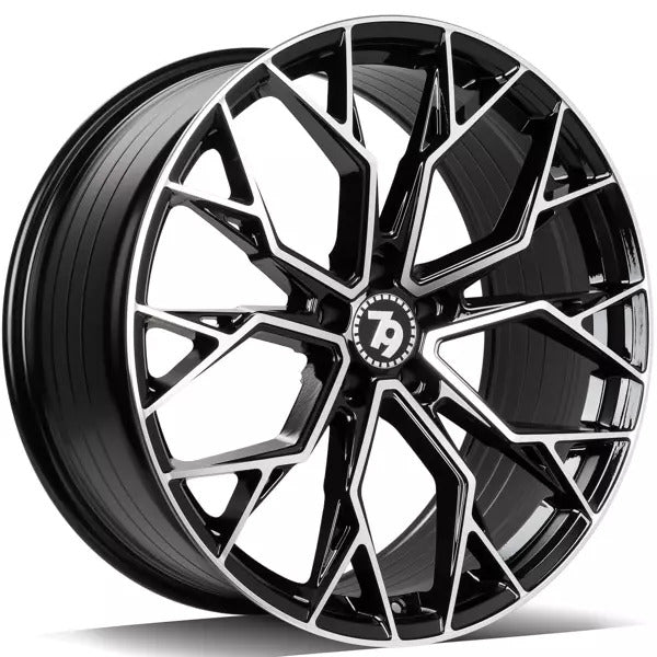 79Wheels SCF-H 19 inch Black Polished Face