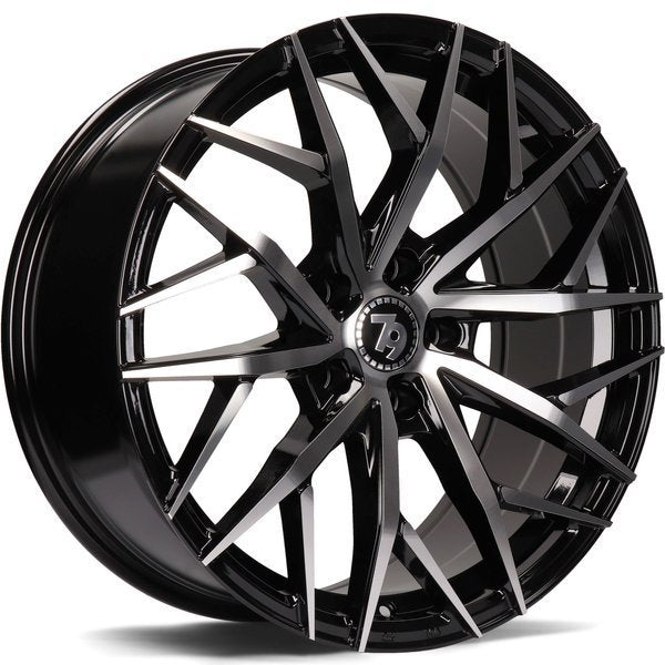 79Wheels SV-C 16 inch Gloss Black polished face