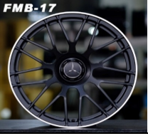 MSW22 C63 AMG  FBM-17, Matt Black Polish