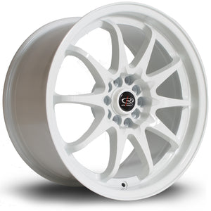 ROTA FIGHER 17"INCH 100mm 114mm WHITE