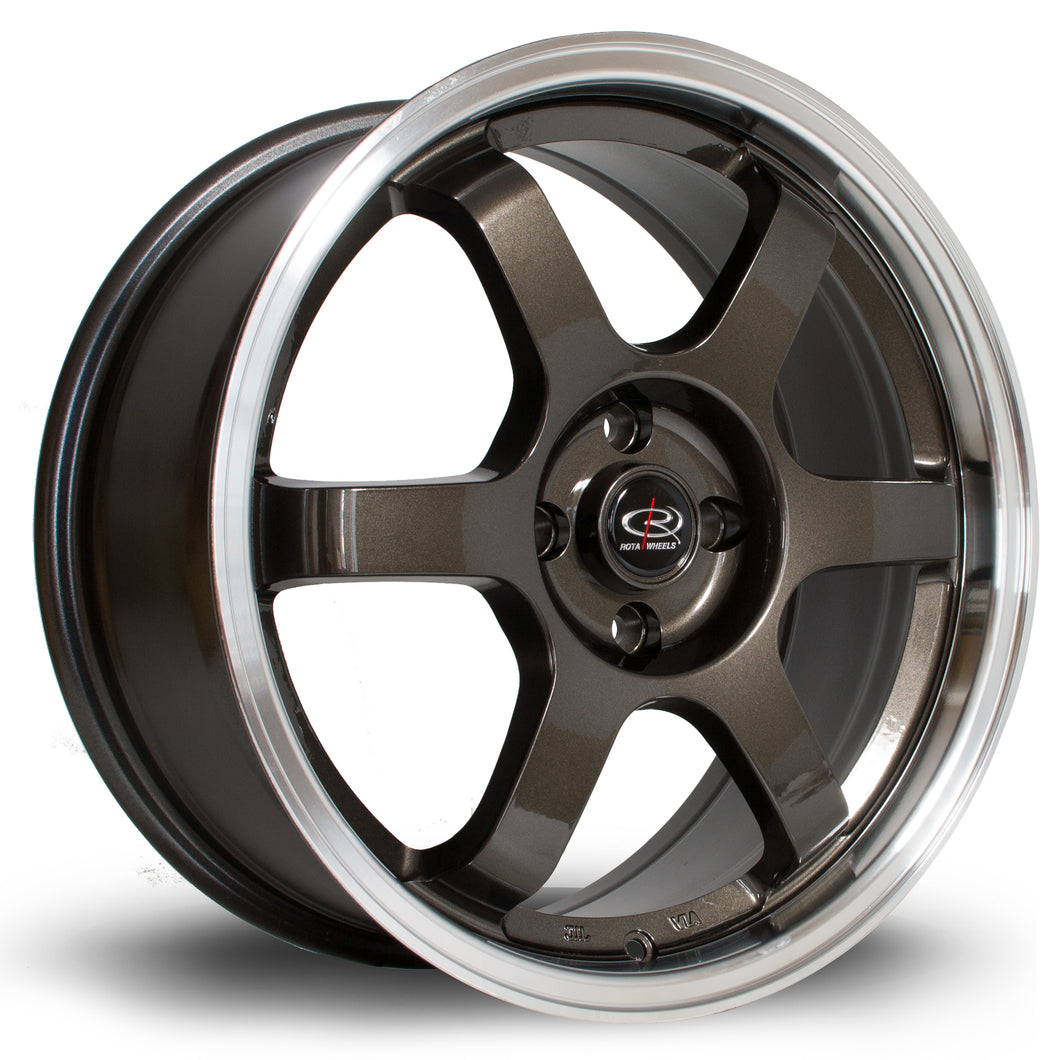 ROTA GRID 17''7.5 INCH 100mm RLGUNMETAL