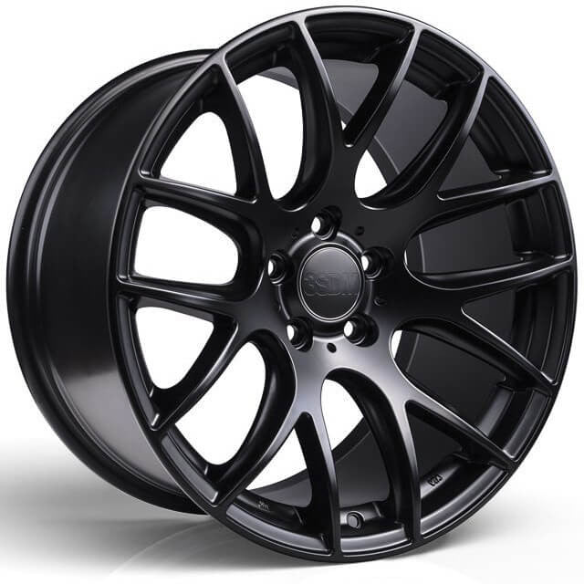 3SDM 0.01 Matt Black 18 Inch Wheels