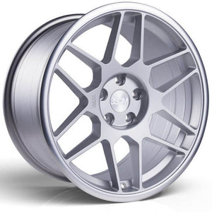 3SDM 0.09 Silver Polished Lip 18 Inch Wheels