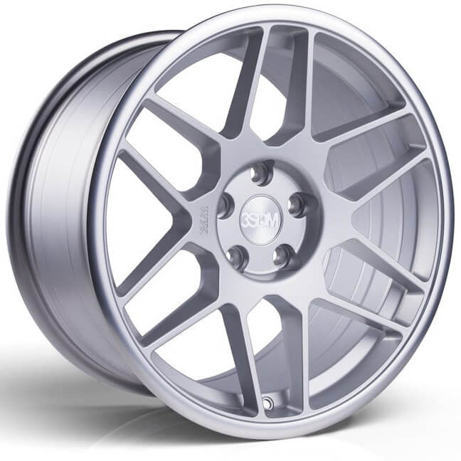 3SDM 0.09 Silver Polished Lip 18 Inch Wheels