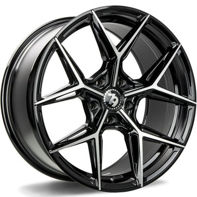 79Wheels SCF-B Black 19 inch wheels