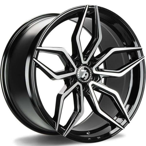 79Wheels SCF-D Black 20 inch wheels