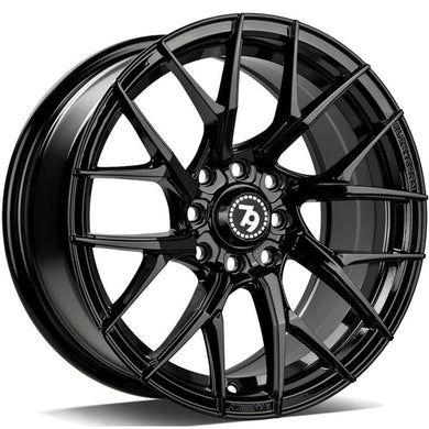 79Wheels SCF-G Black 15 inch wheels