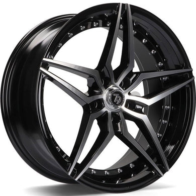 79Wheels SV-AR Gloss Black 19 inch wheels