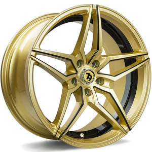 79Wheels SV-A Gold Black 18 inch wheels
