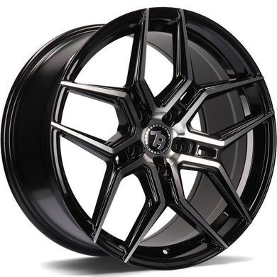 79Wheels SV-B Gloss Black 19 inch wheels
