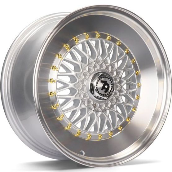 79Wheels SV-F Silver 15 inch wheels