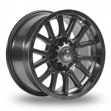 Axe AT1 Satin Black  17 Inch Set of 4 alloy wheels - Premier Wheels UK Online