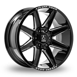 Axe Black Milled 20 Inch wheels