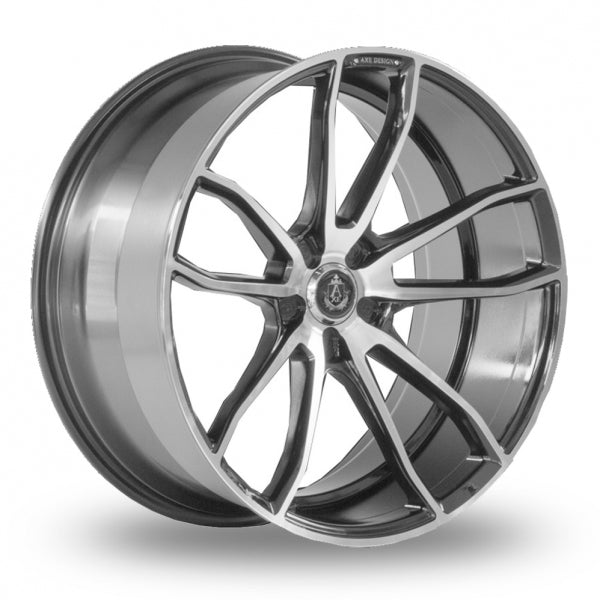 Axe Black Polished 22 inch wheels