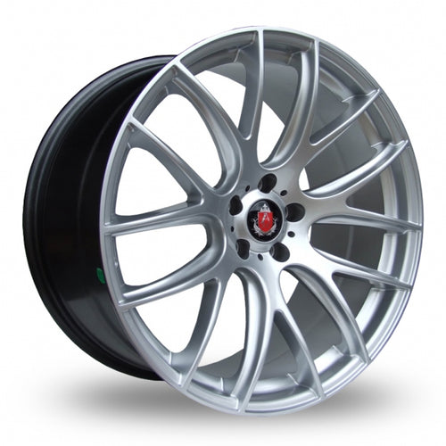Axe CS Lite Hyper Silver Wider Rear 8.5x19 (Front) & 9.5x19 (Rear) Set of 4 alloy wheels - Premier Wheels UK Online