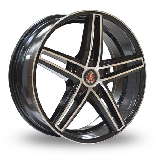 Axe EX14 Transit Black Polished  18 Inch Set of 4 alloy wheels - Premier Wheels UK Online