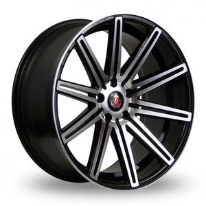 Axe EX15 Black Polished 18 Inch alloy wheels