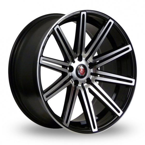 Axe EX15 Black Polished Wider Rear 20 Inch Set of 4 alloy wheels - Premier Wheels UK Online