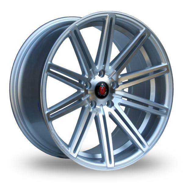 Axe EX15 Silver Polished Wider Rear 8x18 (Front) & 9x18 (Rear) Set of 4 alloy wheels - Premier Wheels UK Online