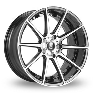 Axe EX16 Black Polished  19 Inch Set of 4 alloy wheels - Premier Wheels UK Online
