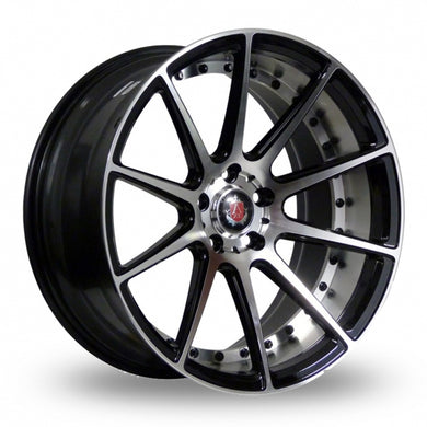 Axe EX16 Black Polished Face and Barrel  19 Inch Set of 4 alloy wheels - Premier Wheels UK Online