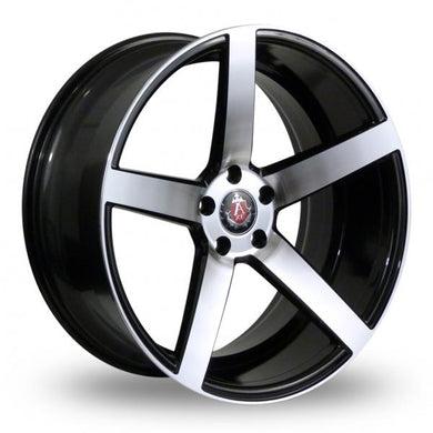 Axe EX18 Black Polished  17 Inch Set of 4 alloy wheels - Premier Wheels UK Online