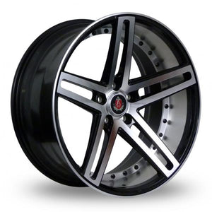 Axe EX20 Black Polished 22 Inch wheels