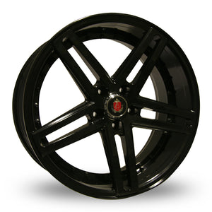 Axe EX20 (Special Offer) Gloss Black  20 Inch Set of 4 alloy wheels - Premier Wheels UK Online