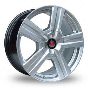 Axe EX6 Hyper Silver  18 Inch Set of 4 alloy wheels - Premier Wheels UK Online