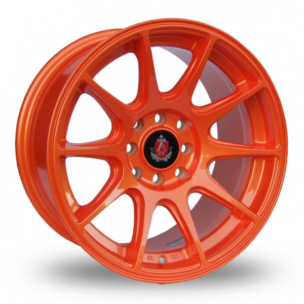 Axe EX8 Orange  15 Inch Set of 4 alloy wheels - Premier Wheels UK Online