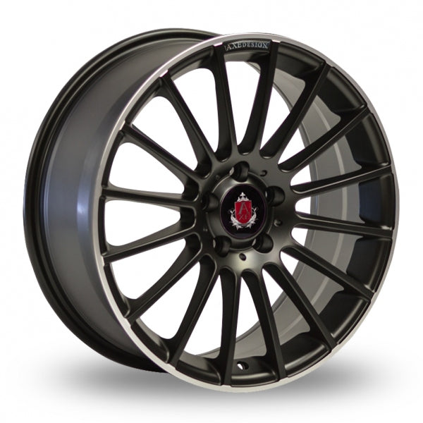 Axe EX 23 Black Polished Rim  18 Inch Set of 4 alloy wheels - Premier Wheels UK Online
