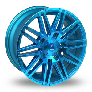 BK Racing 693 Blue  18 Inch Set of 4 alloy wheels