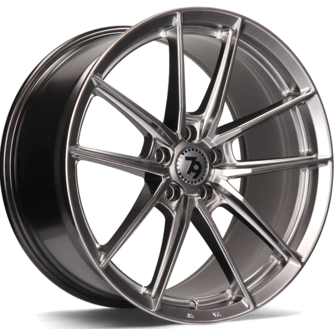 79Wheels SCF-A 18 inch Diamond Hyper Black