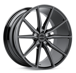 Inovit Frixion 5 Satin Black Polished Tinted 19 Inch 9.5J Set of 4 alloy wheels