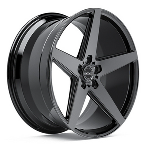 Inovit Rotor Satin Black Polished Tinted 22 Inch 10.5J Set of 4 alloy wheels