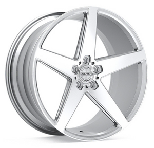 Inovit Rotor Satin Silver Polished Tinted 22 Inch 10.5J Set of 4 alloy wheels