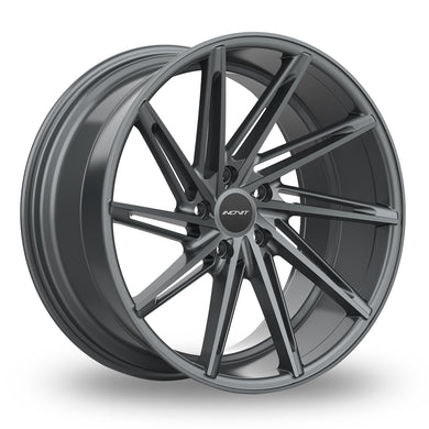 Inovit Turbine Gun Metal Wider Rear 9x20 (Front) & 10.5x20 (Rear) Set of 4 alloy wheels - Premier Wheels UK Online