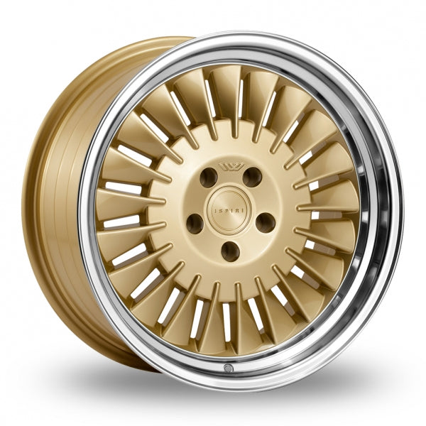 Ispiri CSR1D Gold Wider Rear 18 Inch Set of 4 alloy wheels