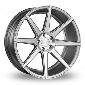 Ispiri ISR8 Satin Silver Polished Face  20 Inch Set of 4 alloy wheels
