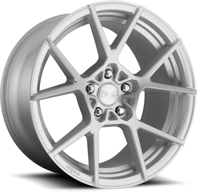 Rotiform Gloss Silver 19 inch alloy wheels