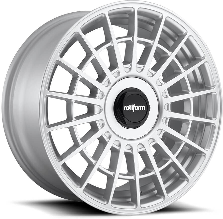 Rotiform Gloss Silver 19 inch wheels