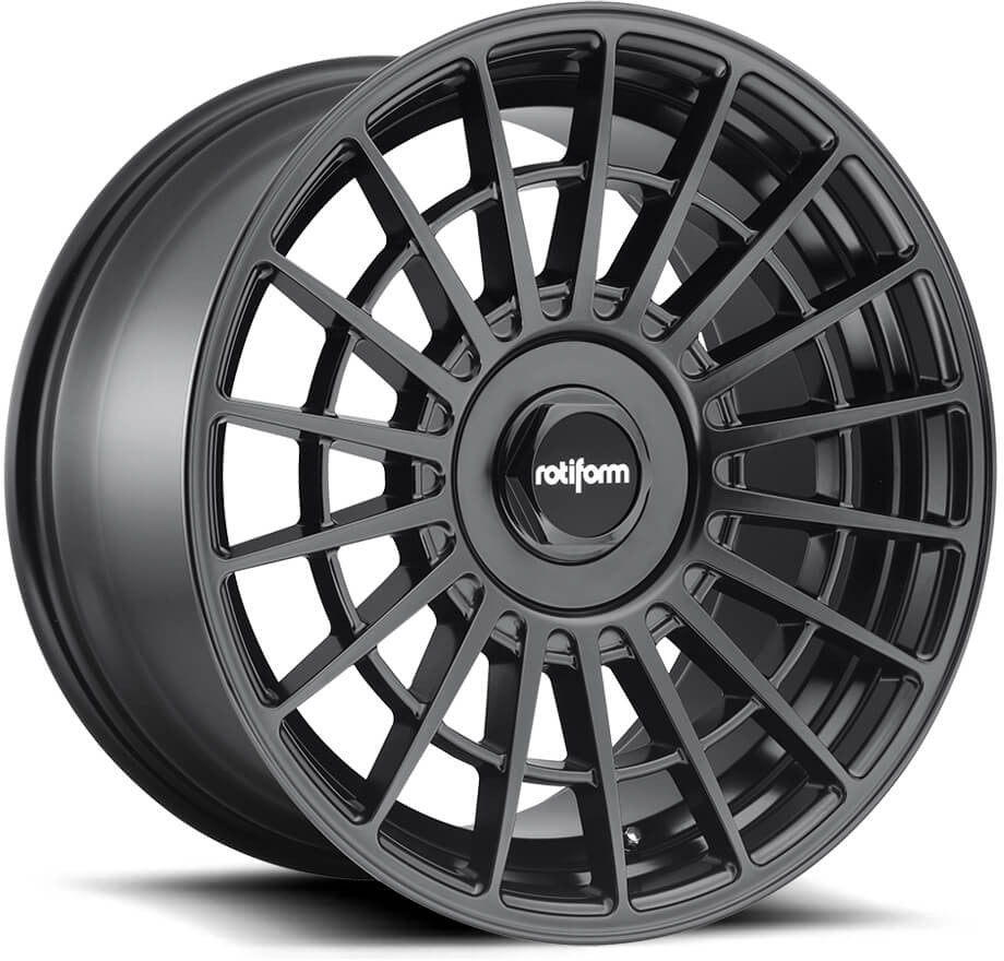 Rotiform Matt Black 18 inch alloy wheels
