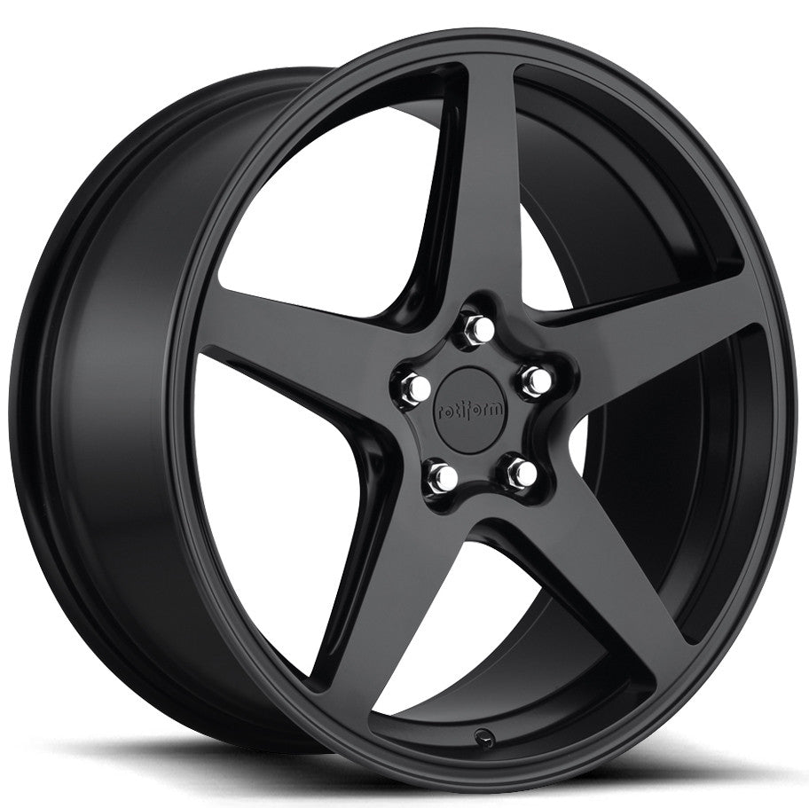 Rotiform Matt Black 18 inch wheels