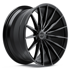 Inovit Torque Satin Black Machined Face 20 Inch 10J Set of 4 alloy wheels