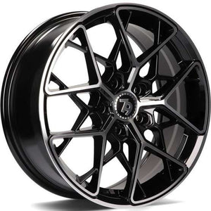 79Wheels SCF-C 17 inch Gloss Black Polished Face