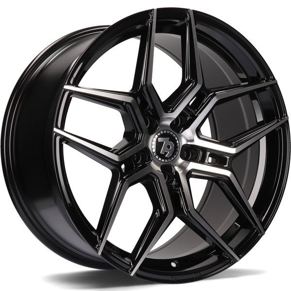 79Wheels SV-B 17 inch Gloss Black Polished Face