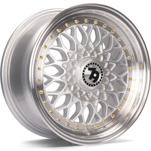 79Wheels SV-E 15 inch Silver Polished Lip