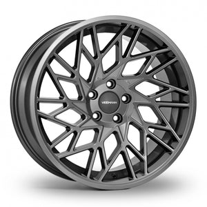 VEEMANN V-FS29R Graphite Wider Rear 8.5x19 (Front) & 9.5x19 (Rear) Set of 4 alloy wheels