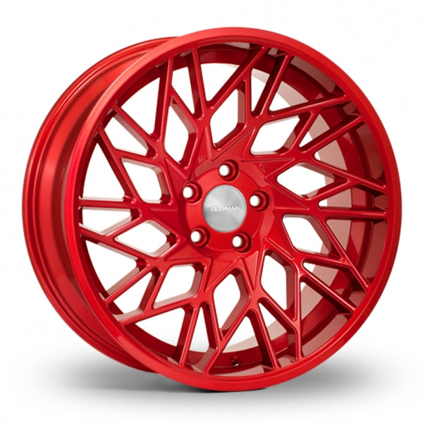VEEMANN V-FS35 Candy Red Wider Rear 8.5x19 (Front) & 9.5x19 (Rear) Set of 4 alloy wheel
