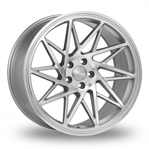VEEMANN V-FS35 Silver Polished Face  20 Inch Set of 4 alloy wheels